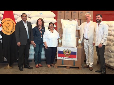 Rusia dona 172 toneladas de harina de trigo a Nicaragua