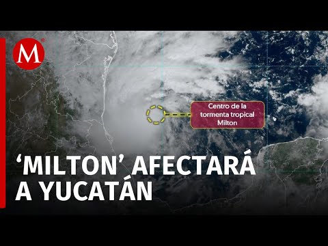 Huracán Milton afecta la península de Yucatán con alerta en municipios