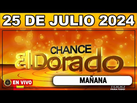 Dorado Mañana: resultado del último sorteo de hoy Jueves 25 de julio de 2024  #chance  #dorado