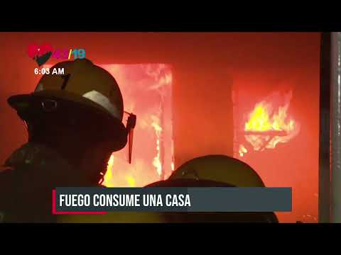 ¡Arrasó con todo! Incendio deja en la calle a familia de Monseñor Lezcano - Nicaragua