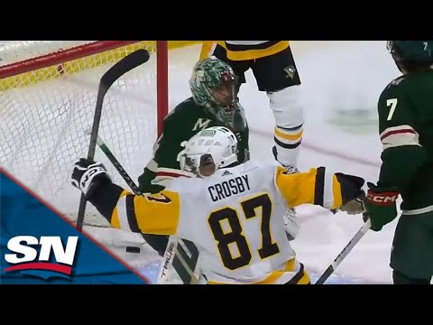 Sidney Crosby Beautifully Redirects Goal Past Former Teammate Marc-Andre Fleury