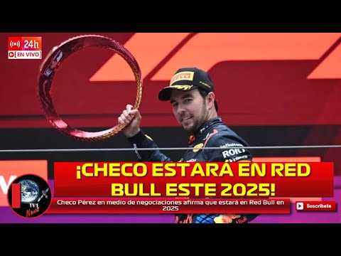 Checo Pérez en medio de negociaciones afirma que estará en Red Bull en 2025