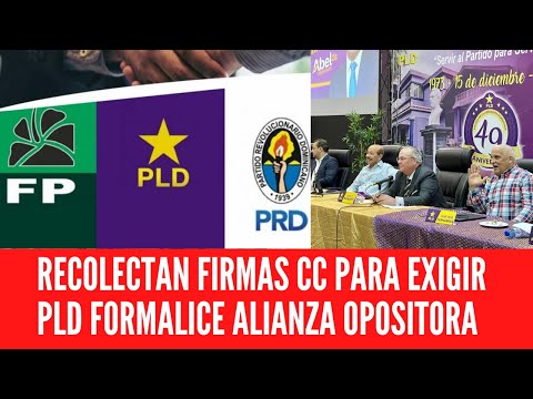 RECOLECTAN FIRMAS CC PARA EXIGIR PLD FORMALICE ALIANZA OPOSITORA