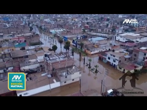 Trujillo: Las lluvias siguen inundando la ciudad y provocan el desborde de las quebradas