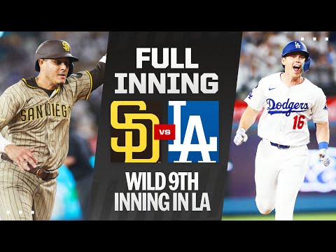 FULL INNING: The Padres tie the game in the ninth but the Dodgers WALK IT OFF!