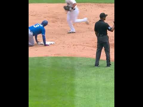A nifty double play by the White Sox! ✅