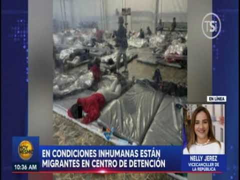 Nelly Jerez rompe en llanto al narrar condiciones por las que atraviesan migrantes