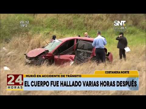 Accidente fatal en la Costanera de Asunción