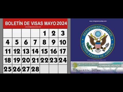 Boletín De Visas Mayo 2024 | Visa Bulletin May 2024