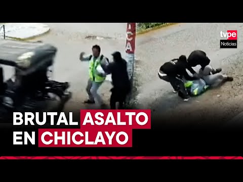 Chiclayo: delincuentes asaltan a ingeniero en plena vía pública