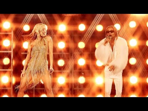 Miley Cyrus & Swae Lee - Party Up The Street (Miley’s New Year’s Eve Party) [REHEARSAL]