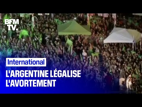 L'Argentine légalise l'avortement, une avancée historique en Amérique latine
