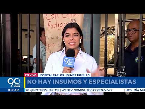 A esta hora funcionarios del hospital Carlos Holmes Trujillo protestan.  ¿Por qué?