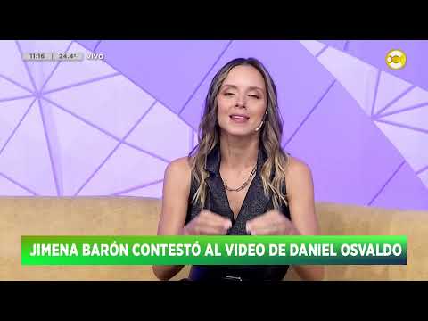 Jimena Barón contestó al video de Daniel Osvaldo ?HNT con Nacho Goano? 15-03-24