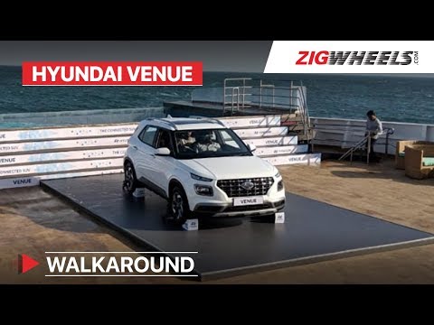 Hyundai Venue Walkaround | Launch date, Specs, Features and Variants revealed | ZigWheels.com