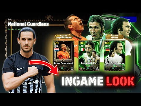 Epic National Guardians in eFootball 🧪🥼 Buffon, van Bronckhorst & Beckenbauer Levelings