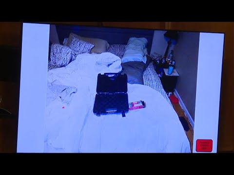 Jury sees bedroom photo of empty box that held gun used in Michigan school shooting