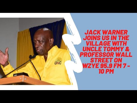 Jack Warner Joins Uncle Tommy & Professor Wall Street In The Village On WZYE 95.9 FM 7-10 PM