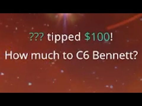 They PAID ME to C6 Bennett...