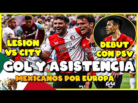 ¡¡ASISTENCIA y GOL de SANTIAGO GIMENEZ!!  MEXICANOS por EUROPA 2023