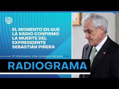 El momento en que La Radio confirmó la muerte del expresidente Sebastián Piñera