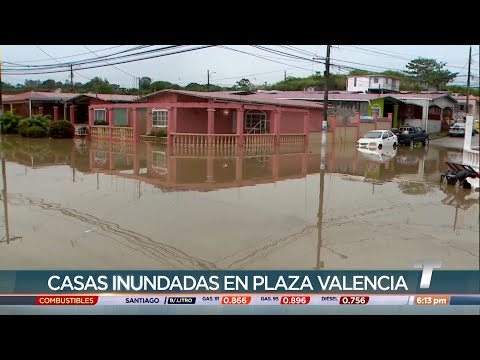 Nuevamente ocho familias afectadas por inundaciones en urbanización Plaza Valencia