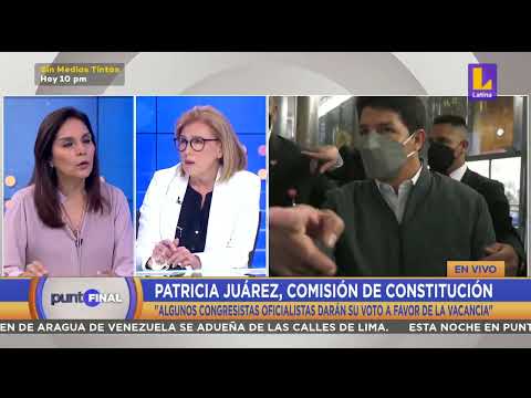 El miércoles se votará la VACANCIA PRESIDENCIAL - Entrevista con Patricia Juárez #PuntoFinal
