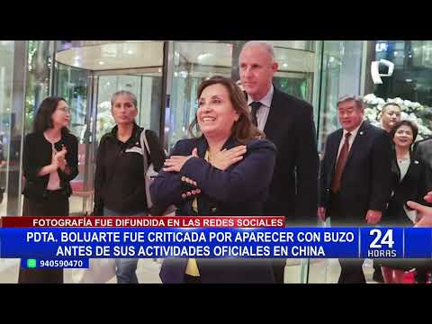 Así fue el inicio de actividades de Dina Boluarte en China