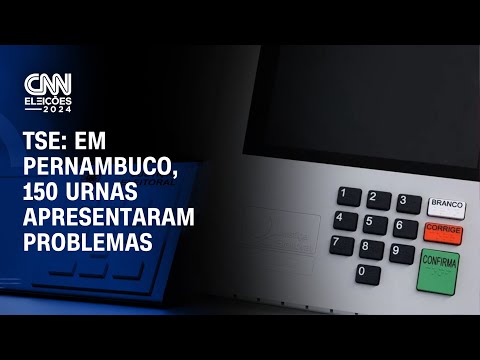 Em Pernambuco, 150 urnas apresentaram problemas | CNN ELEIÇÕES