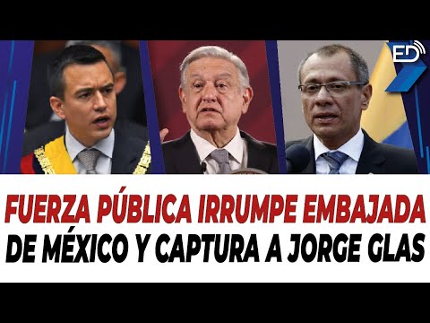 EN VIVO  Fuerza pública irrumpe Embajada de México y captura a Jorge Glas | 06/04/2024.