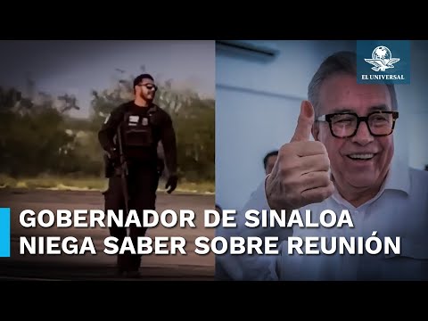 Rocha Moya asegura no estar enterado de la supuesta reunión entre Zambada, Joaquín Guzmán y Ojeda