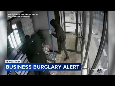 Video shows burglars attempt to steal money from ATMs on West Side