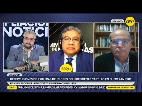 Repercusiones de primeras reuniones del presidente Pedro Castillo en el extranjero