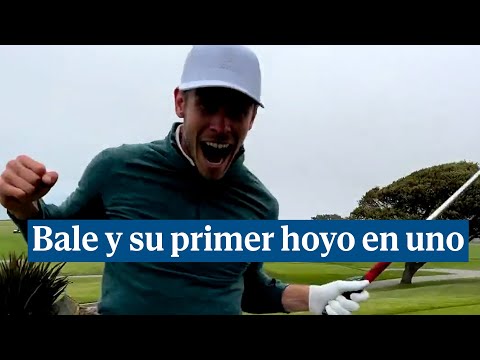 Gareth Bale se vuelve loco al conseguir su primer hoyo en uno en un torneo de golf