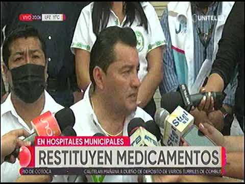26082022   JHONNY FERNANDEZ   RESTITUYEN MEDICAMENTOS EN HOSPITALES MUNICIPALES   UNITEL
