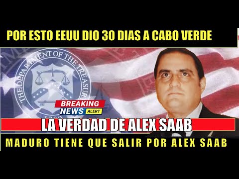 30 dias le dieron a Maduro para intercambiar a Alex Saab por su salida
