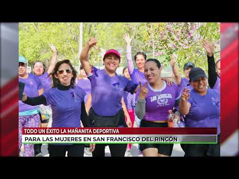 Fue todo un éxito la mañanita deportiva para las mujeres