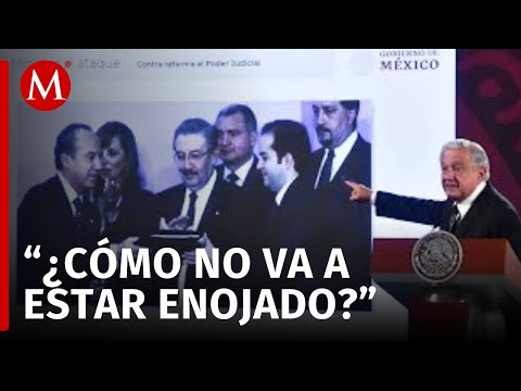 AMLO exhibe al ministro Aguilar quien lo nominó el expresidente Felipe Calderón