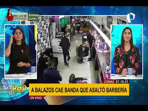 Asalto en barbería de Los Olivos: delincuente se tomó el tiempo para peinarse durante robo