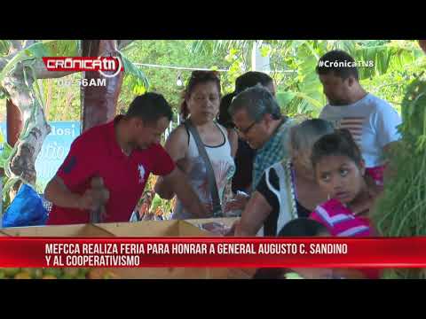 MEFCCA celebra feria de las cooperativas en homenaje a Sandino - Nicaragua