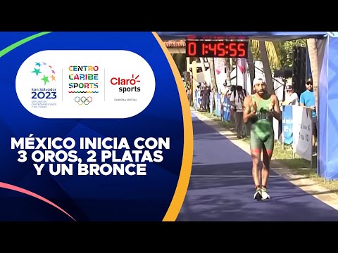 México inicia con tres oros, dos platas y un bronce el triatlón de Juegos Centroamericanos 2023