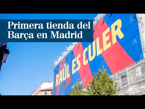 El FC Barcelona inaugura su primera tienda en Madrid