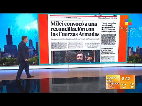 Los títulos más importantes de los diarios del país (03/04/24)