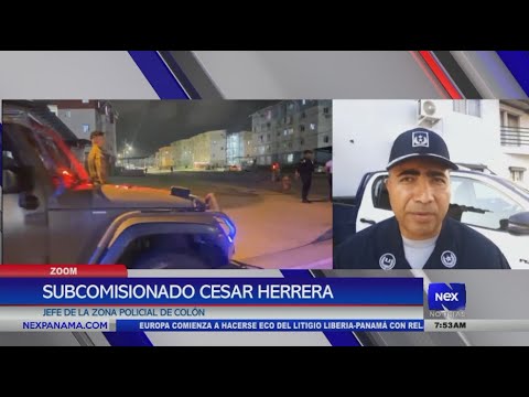 Aumento de violencia en la provincia de Colo?n, el Subcomisionado Cesar Herrera nos detalla
