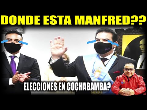 ¿Dónde está Manfred ¿¿Habrá nuevas elecciones en Cochabamba