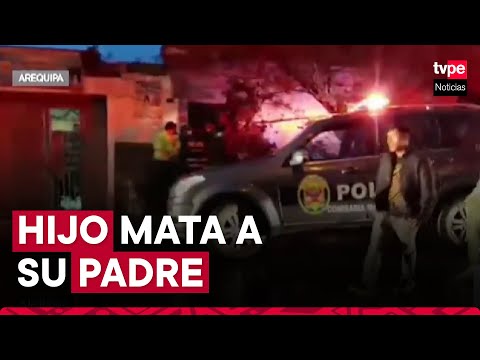 Arequipa: hombre asesinó a su padre durante pelea y luego se quedó dormido