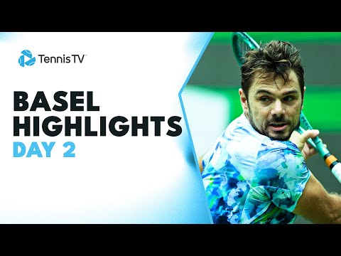 Wawrinka Faces Shevchenko; Rune, Hurkacz & More Feature | Basel 2023 Day 2 Highlights