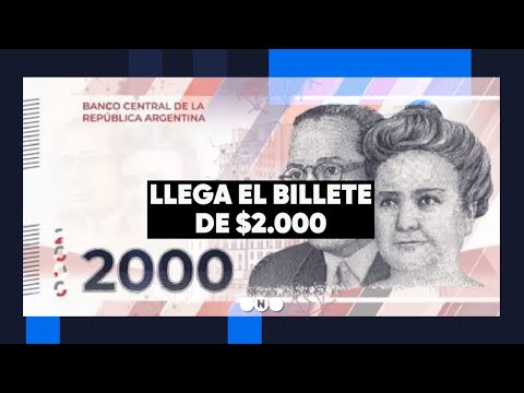 ASÍ SERÁ el BILLETE DE $2.000 - Telefe Noticias
