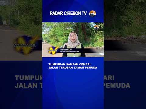 Tumpukan Sampah Cemari Jalan Terusan Taman Pemuda