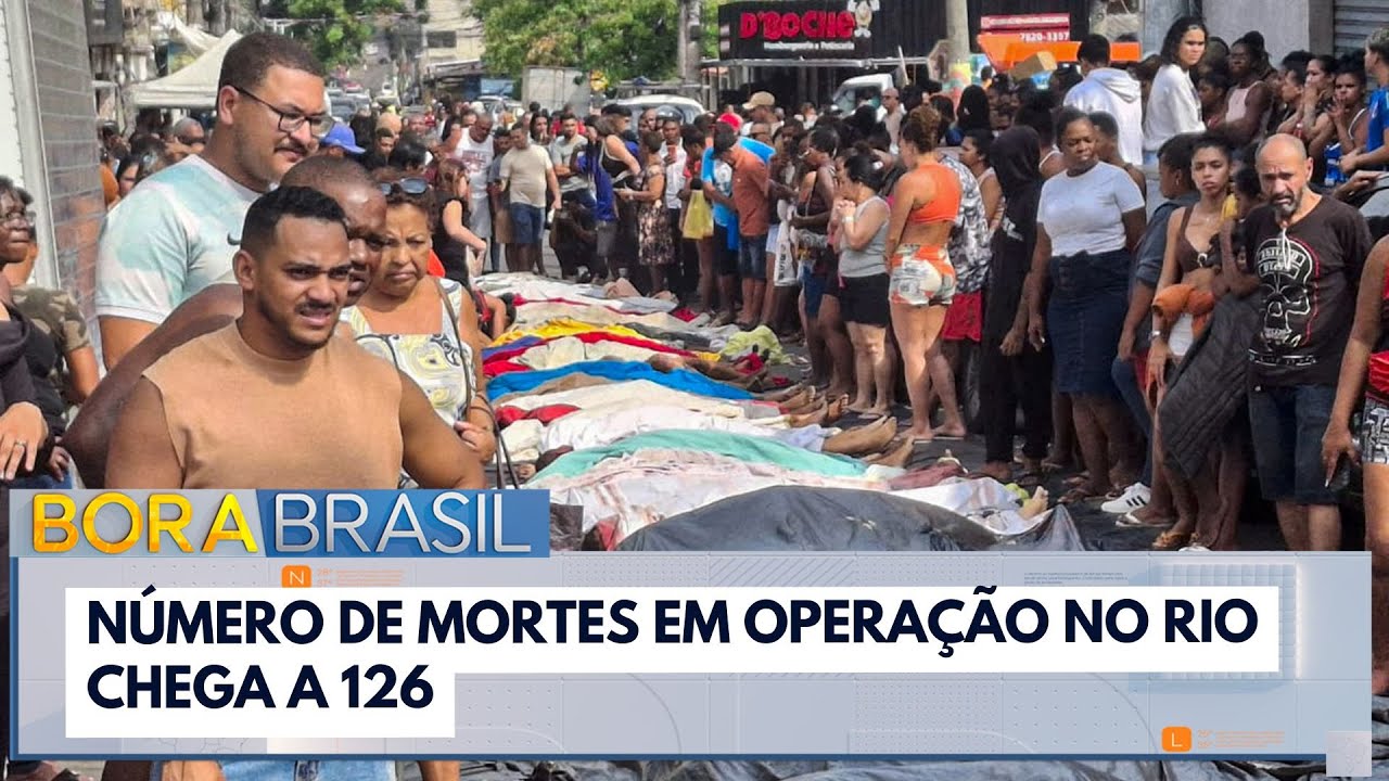 Número de mortes em operação no Rio chega a 126 | Bora Brasil  TV Online Número de mortes em operação no Rio chega a 126 | Bora Brasil